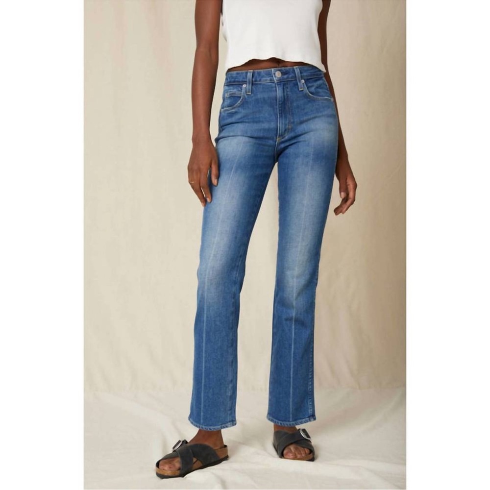 AMO Bella Flare Denim Jeans in Peaceful Size 27 Medium Wash